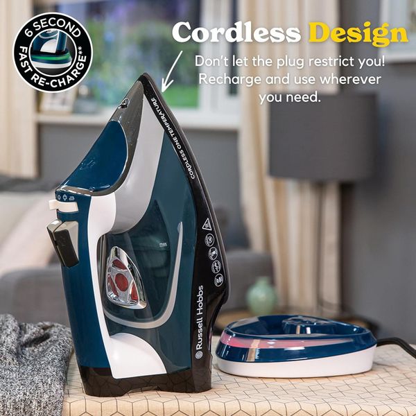 Russell Hobbs Cordless One Temp Steam Iron
