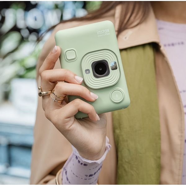 Fuji Instax Mini LiPlay Hybrid Instant Camera Matcha Green