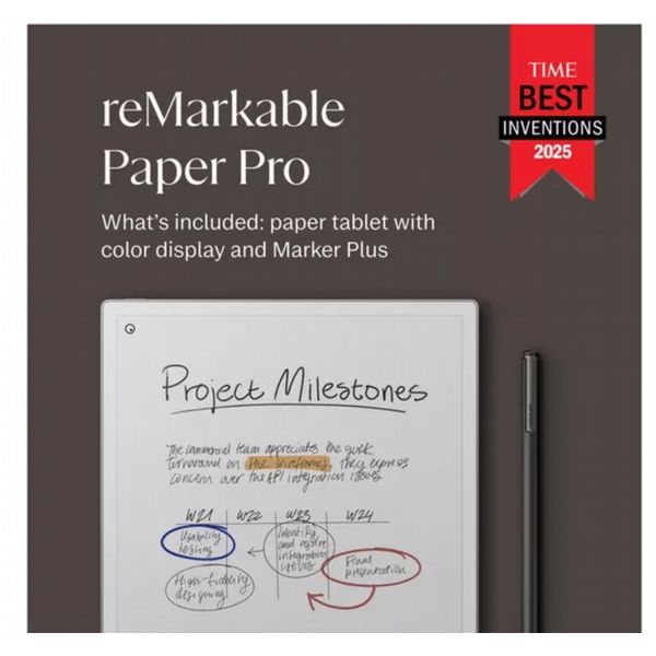 ReMarkable Paper Pro with Marker Plus