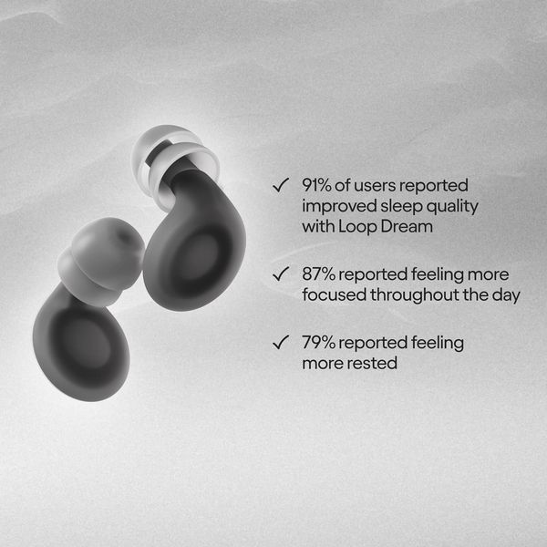 Loop Dream 1.2 Sleep Earplugs Black