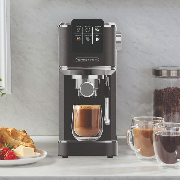 Hamilton Beach BaristaPro Touch 5 in 1 Espresso Machine - Black