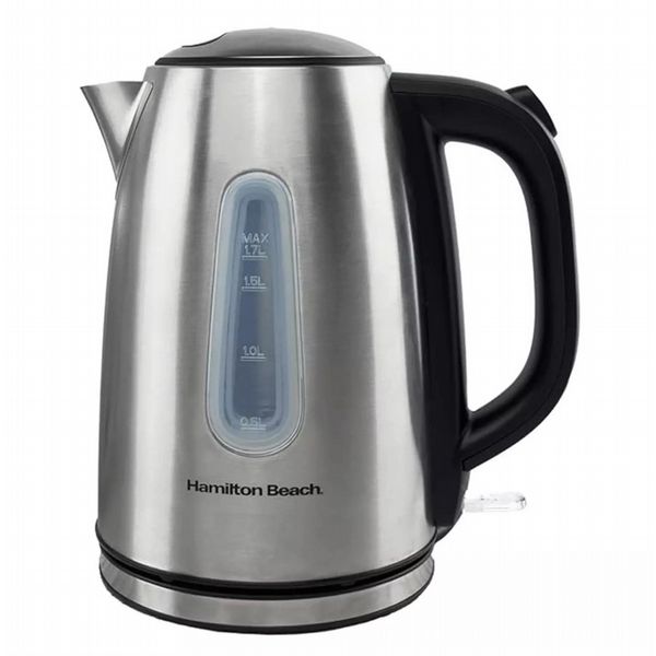 Hamilton Beach Rise Polished Kettle and 2 Slice Toaster