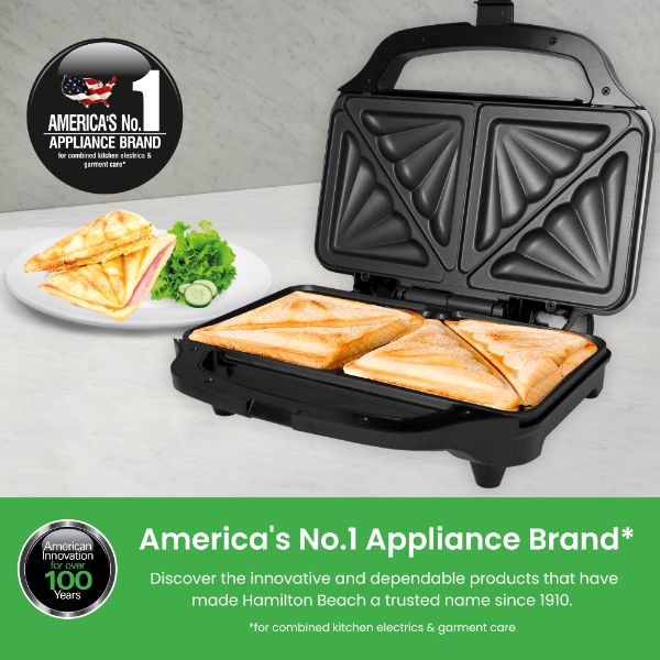 HAMILTON BEACH DEEP FILL SANDWICH TOASTER