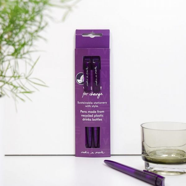 Make a Mark Recycled Pens – Purple