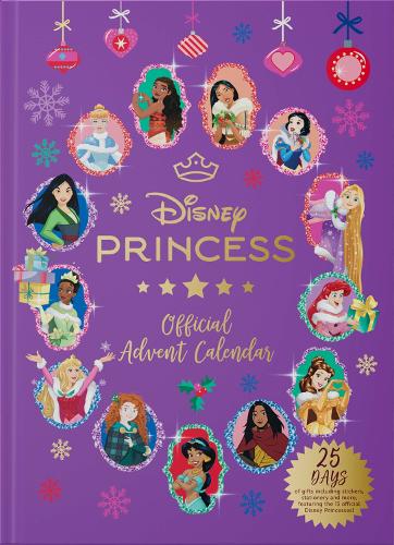 Disney Princess: The Official Advent Calendar: 25 Days of Gifts, with Stationery, Key Chains, Decorative Tapes and More!