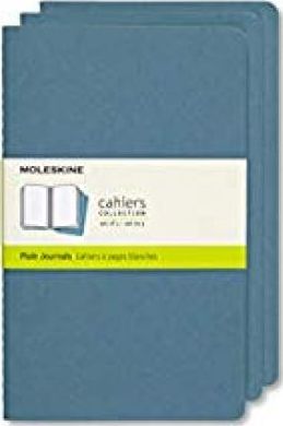 Moleskine - LARGE PLAIN CAHIER JOURNALS BRISK BLUE