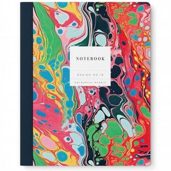 Ohh Deer Colourful Marble Kaleido Exercise Book