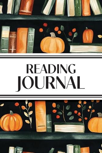  Reading Journal (Watercolor Pumpkins & Leaves in Bookshelves): 6x9 Book Lover's Diary;   Book/Series Reviews, Reading...