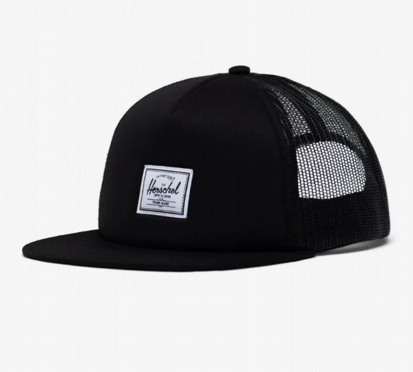 Herschel - Whaler Mesh Cap Black / Classic Label