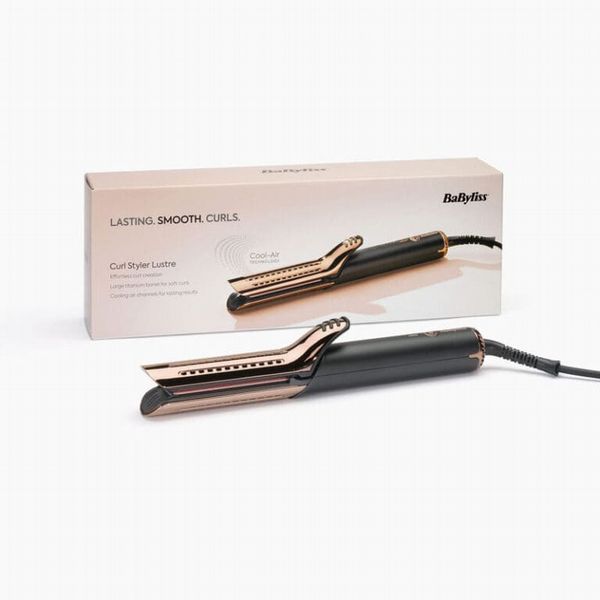 Babyliss Curl Styler Lustre Titanium Barrel Cool Air