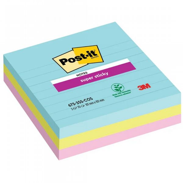 Post-it S/Sticky Miami XL 101mm Notes