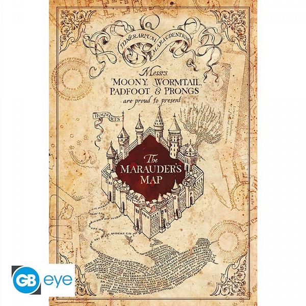 HARRY POTTER - Poster Maxi 91.5x61 - Maurauder's Map 