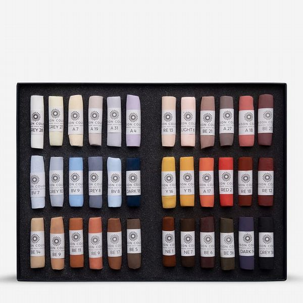 Unison Colour : Soft Pastel : Set of 36 Emma Colbert Animal Collection